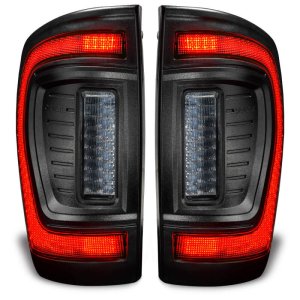 Toyota Tacoma LED Tail Lights - Rear - ORACLE Lighting - Flush Style - Black - `16-`23